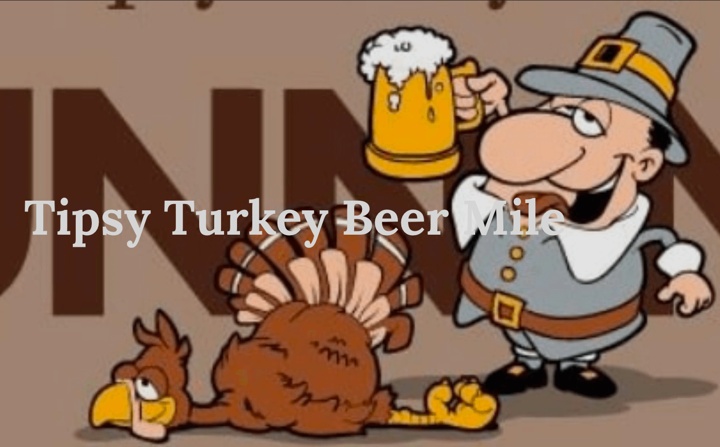 Tipsy Turkey Beer Mile event